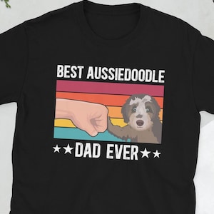 Melhor Aussiedoodle Pai Aussiedoodle Proprietário Presentes T-shirt Unissex