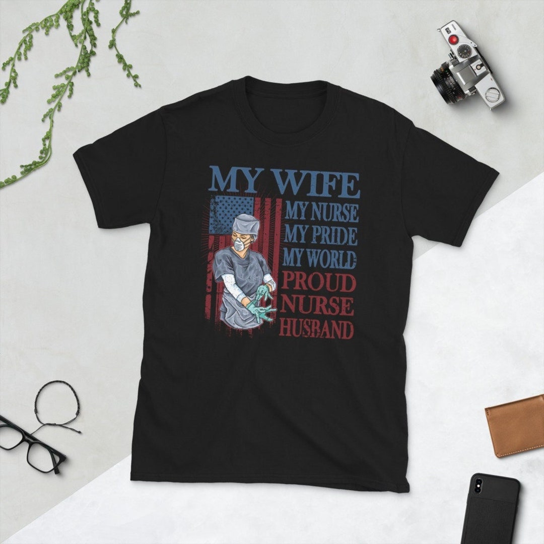 Husband of A Nurse Hubby Nursing Nurse Husband Unisex T shirt