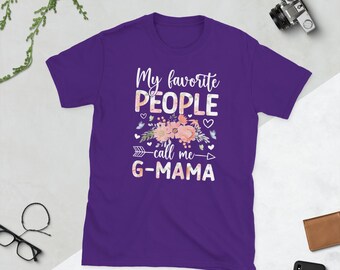 G-mama Grandma Mother's Day G-mama Grandmother Unisex T