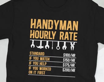 Handyman Repairman Handymen Funny Handyman Gifts Unisex T-Shirt