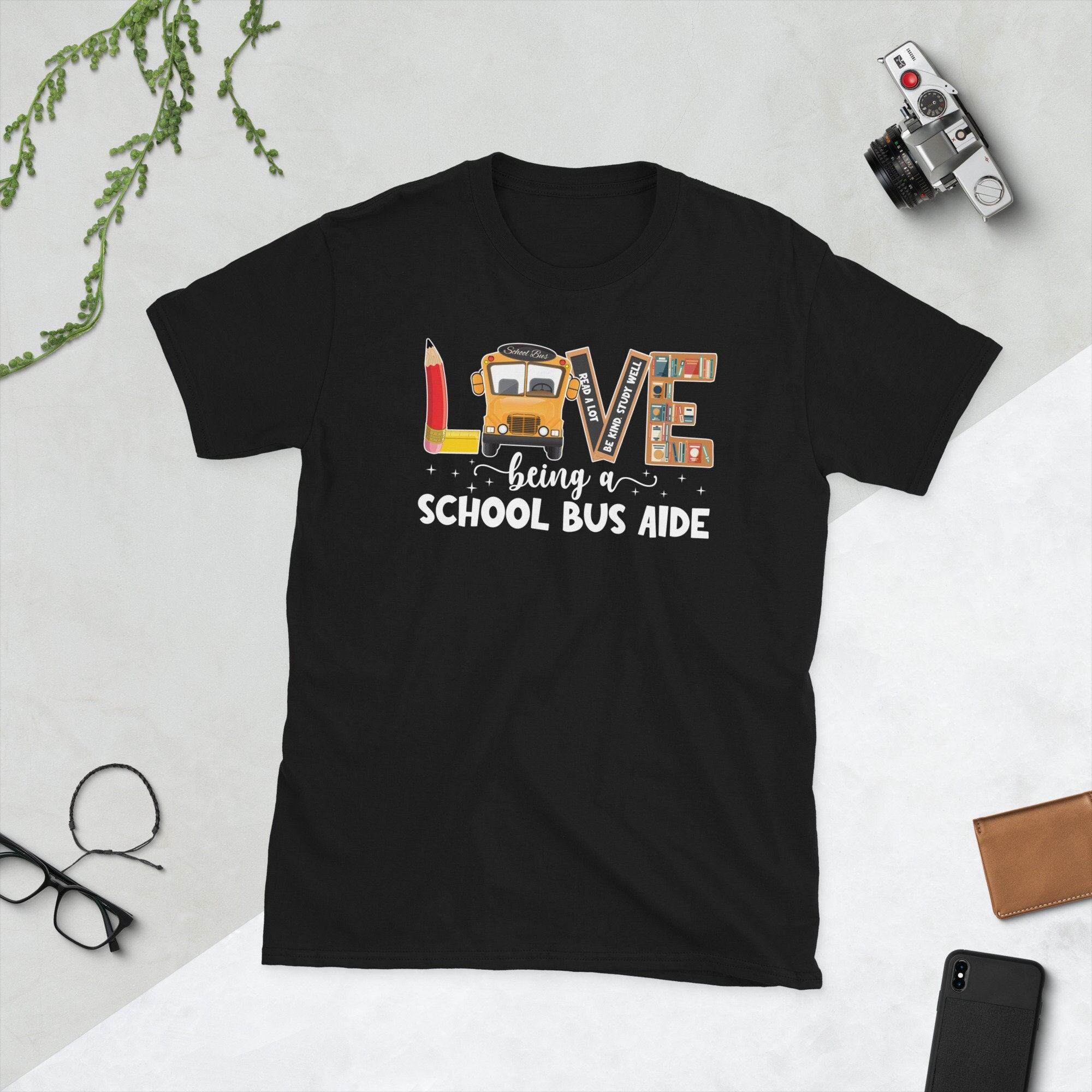 Cute Bus Aide Appreciation School Bus Aide Gifts Unisex T-Shirt