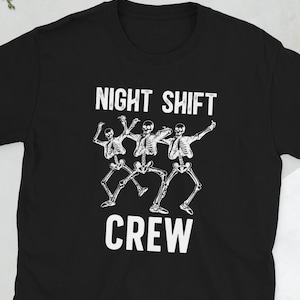Proud Night Shift Worker Overnight Worker Gifts Unisex T-Shirt