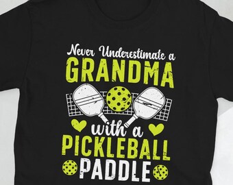 Pickleball Grandma Pickleball Grandmother Gifts T-shirt, uniseks