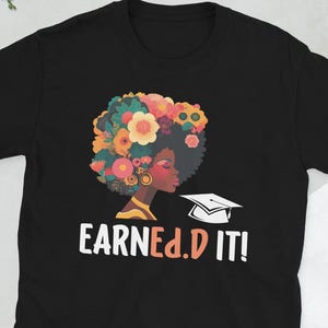 Black Doctor Of Education Graduate Ed.D Graduation Unisex T-Shirt
