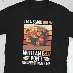 Black Doctor Of Education Graduate Ed.D Graduation Unisex T-Shirt