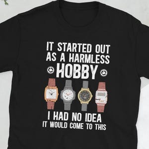 Rolig klocksamlare klockentusiast klockälskare unisex t-shirt