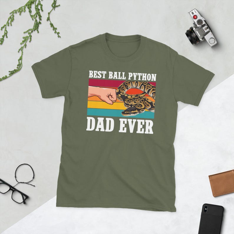 Ball Python Dad Shirt Ball Python Owner Gifts Ball Python Lover Gift Ball Python Boy Unisex T-Shirt
