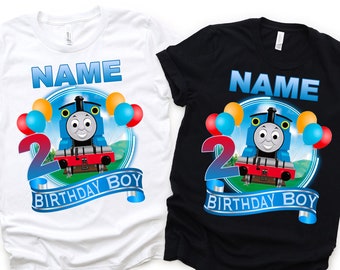 Buy Thomas the Train Birthday Family Custom Shirts. Thomas the