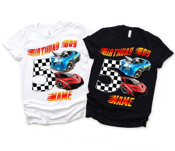 Racing Cars Birthday Family T-shirts. Racing Cars Birthday - Etsy