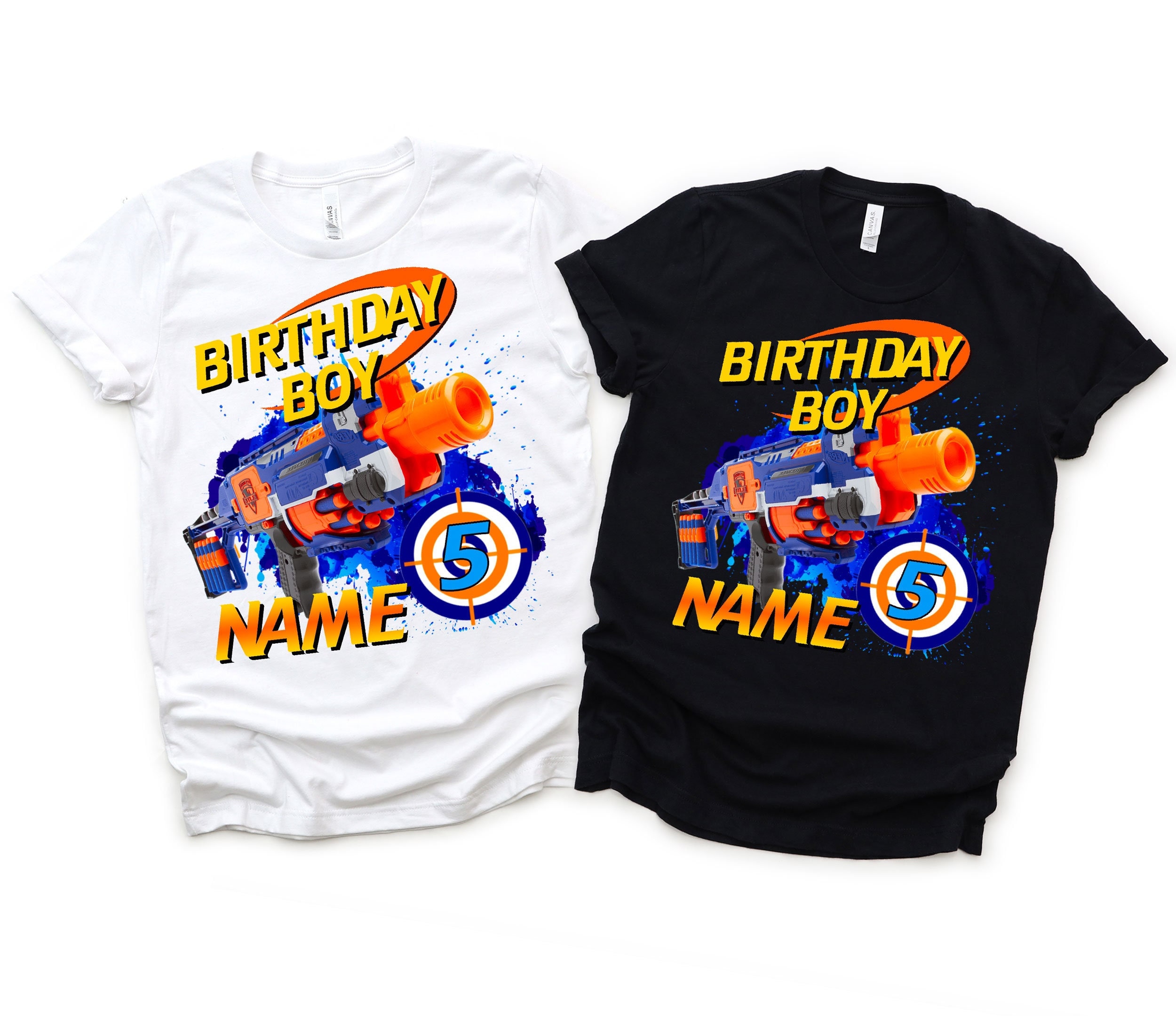  Nerf Logo T Shirt & Stickers (Small) : Clothing, Shoes