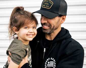 Support Your Local Girl Dad Patch Hat, Gift for a Girl Dad, New Dad Gift, Birthday Gift, Perfect for Dad Life