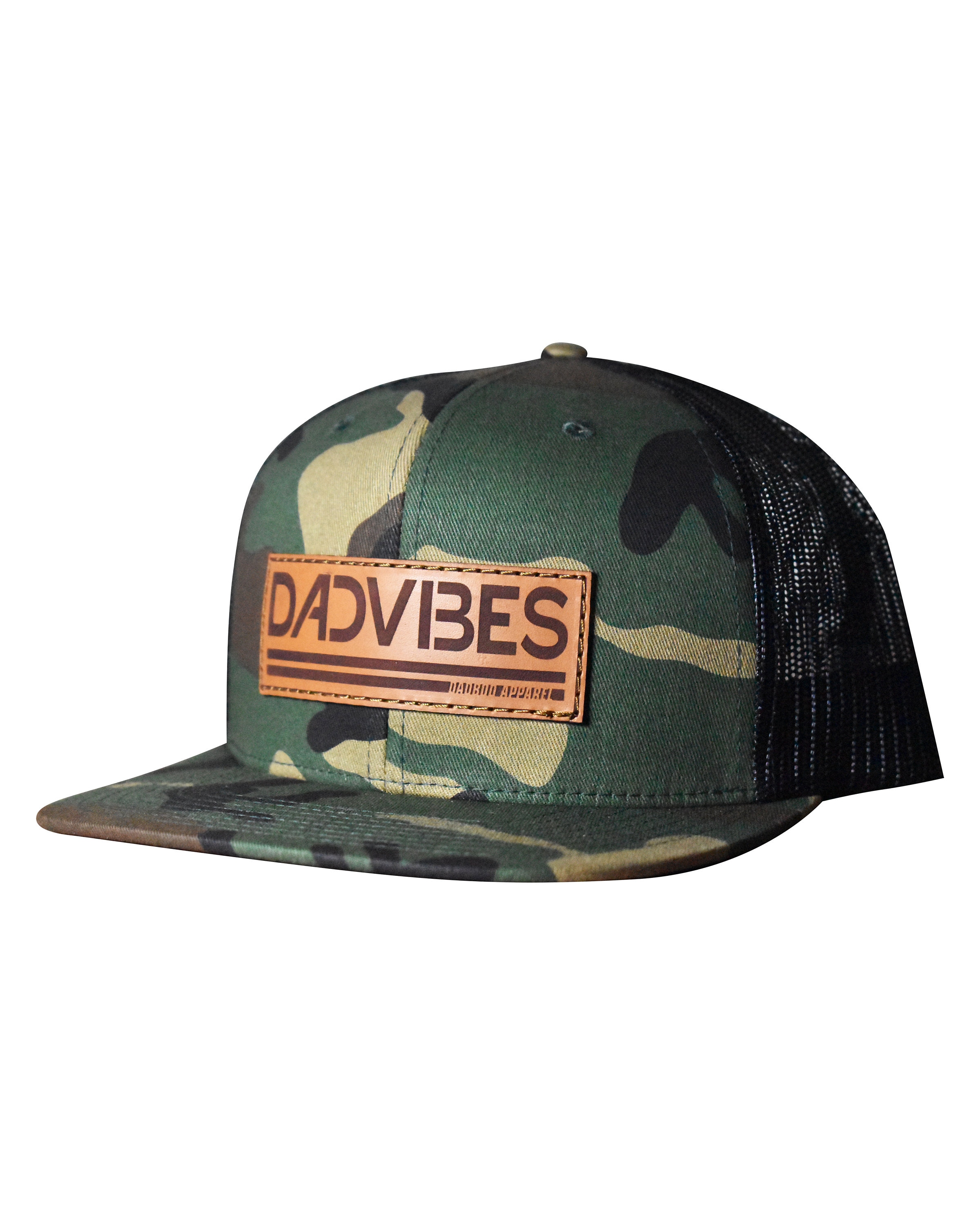 Dad Vibes Leather Patch Hat Great Gift 