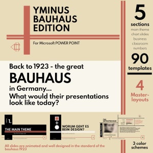 Bauhaus Style Power Point Template 16:9