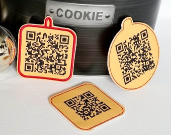 Cheeky Christmas Gift Tag QR Codes