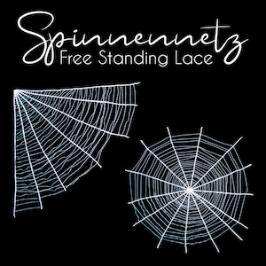 Spinnennetz Free Standing Lace Stickdatei