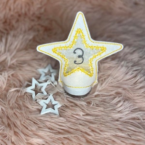 ITH LED Tealight Cover Advent Numbers Star Set image 2