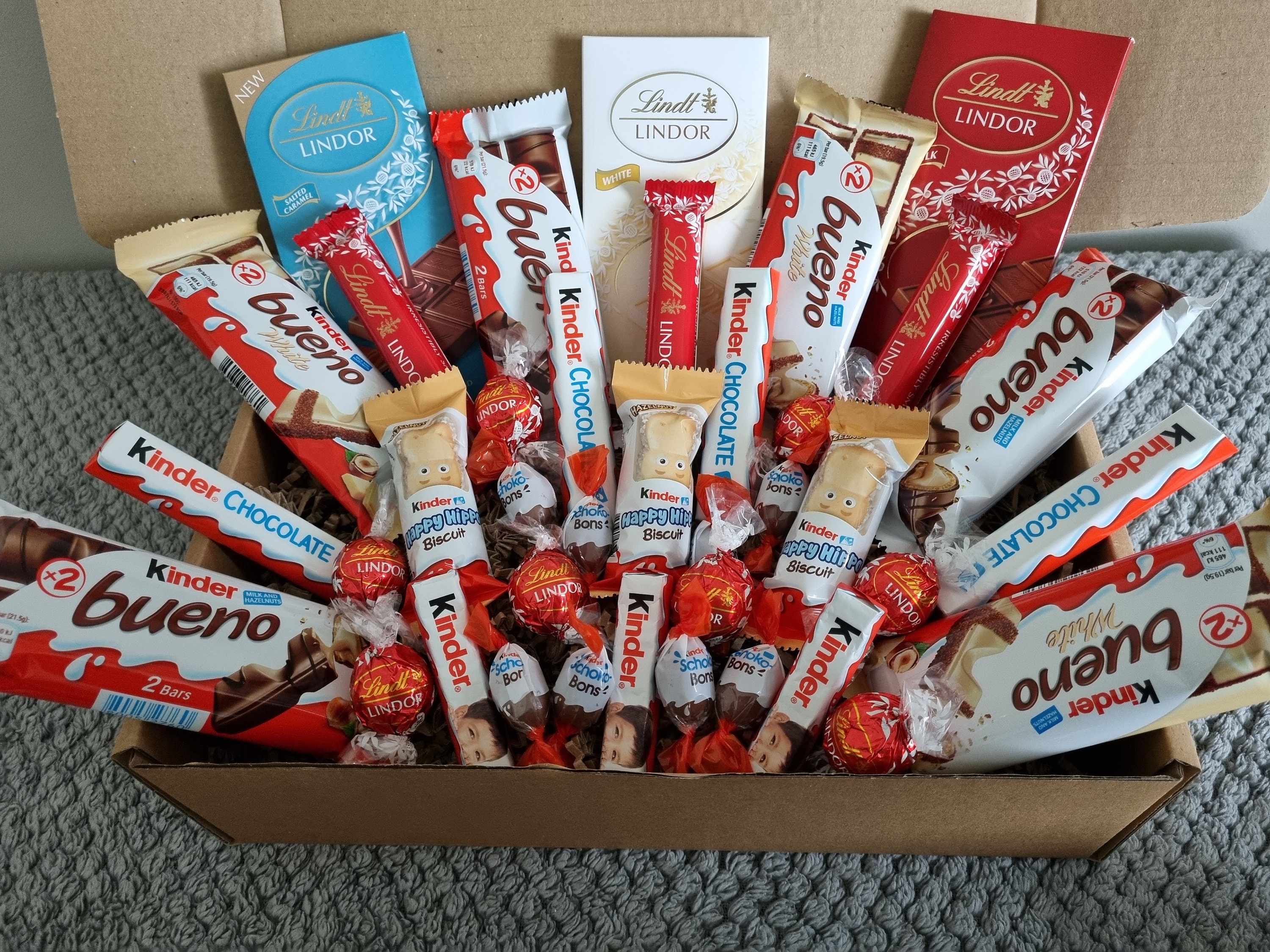 Lindt Lindor & Kinder Chocolate Hamper Etsy