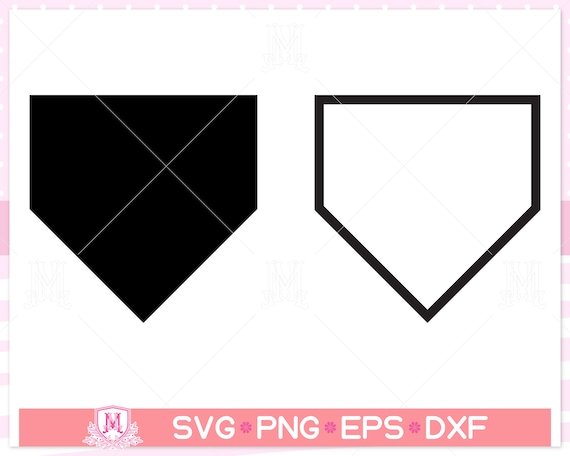 Home plate svg file baseball home plate svg baseball svg | Etsy