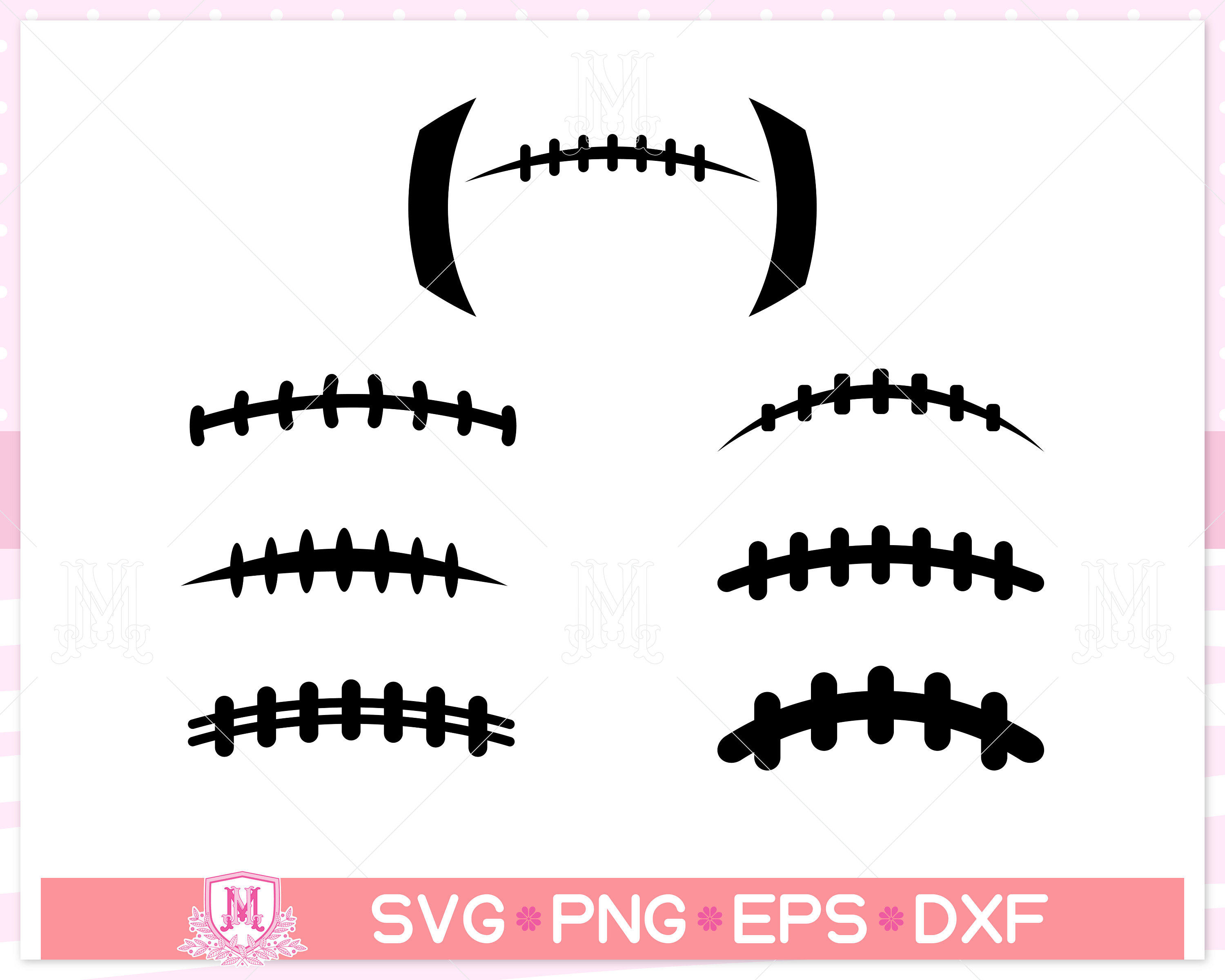Football Laces Svg File Football Laces Svg Football Svg Etsy Australia
