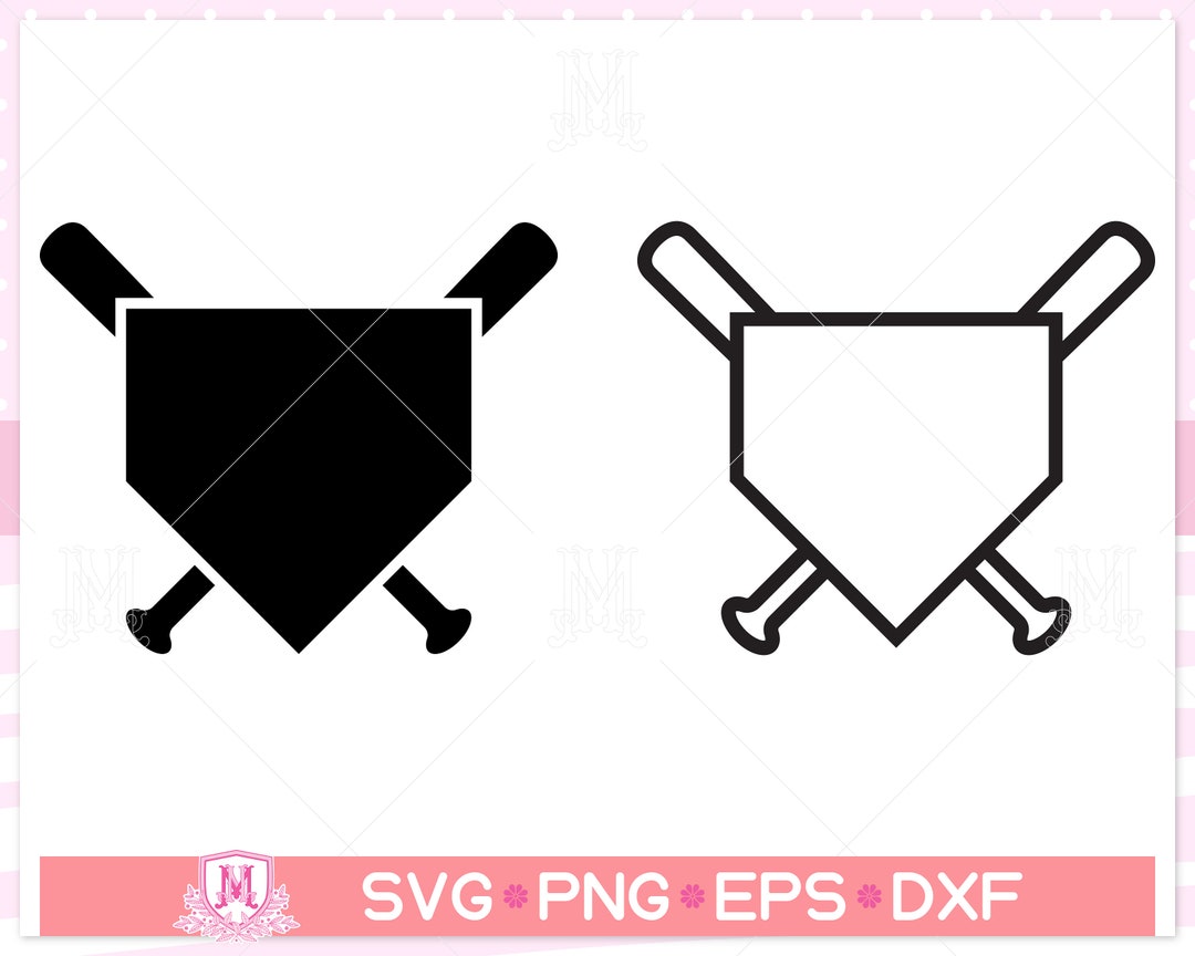 Home Plate Svg File, Baseball Home Plate Svg, Baseball Svg, Softball Svg, Softball Home Plate