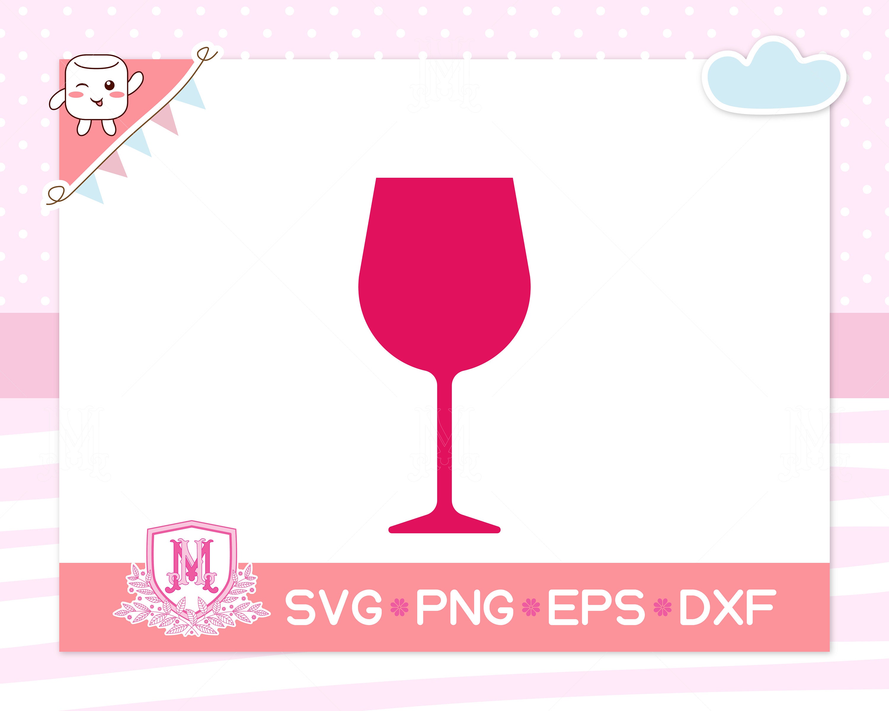 Download Wine glass svg file wine svg glass svg Digital download for | Etsy