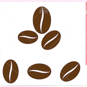 Coffee bean svg file, coffee bean svg, coffee svg, bean svg, coffee bean, coffee, caffeine, Instant Digital download svg/png/eps/dxf files.