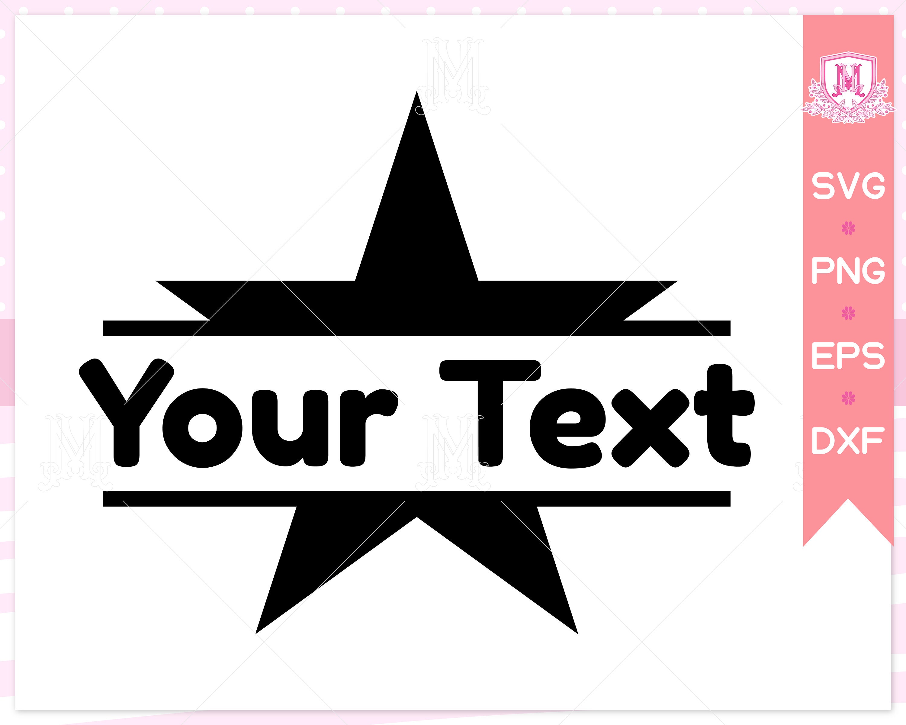 Star svg file, Night svg, Sky svg, Happy svg, Celebrate svg, Star, Frame svg, Name frame, Instant Digital download svg/png/eps/dxf files.