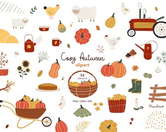 Gemütlicher Herbst, Herbst - Herbst Illustration