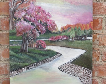 Landscape Oilpainting - Nature serenity