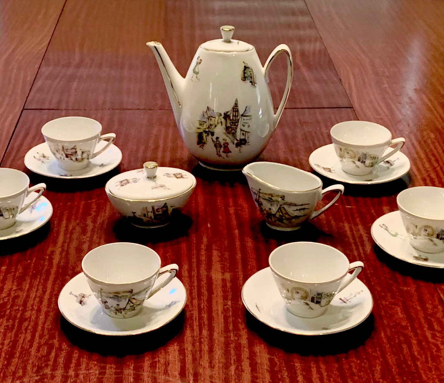 Winterling Children's 17pc. Tea Set Bavaria Germany. Mid Etsy