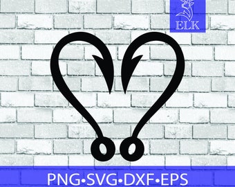 Download Double Hook Svg Etsy