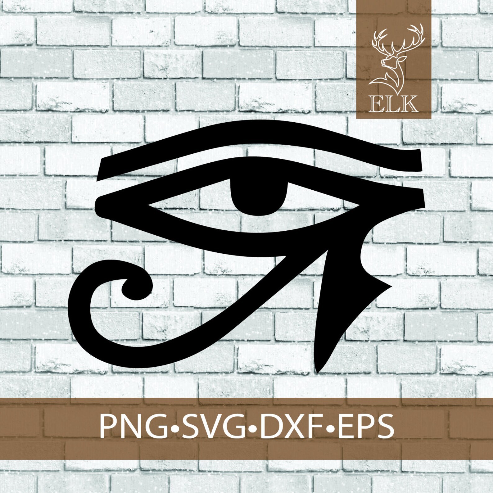 Egyptian Egypt Eye of Horus SVG (svg, Dxf, Eps, Png) Cut Files for ...