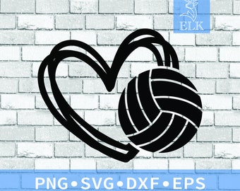 Volleyball Svg File | Etsy