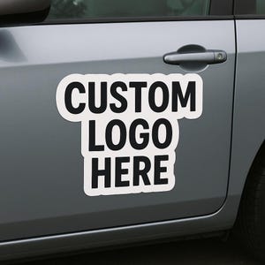 MAGNET Custom Car Business Truck Personalized Logo Plate - Reusable 1x Piece