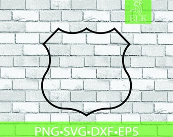 Highway sign svg, Interstate sign svg, freeway sign shield SVG (svg, dxf, eps, png) Cut File for Cricut, Silhouette, etc. Commercial Use