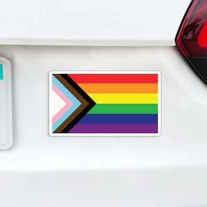 Pride LGBTQ Flag Love LGBTQ+ MAGNET Great for Car, Truck, Fridge,  White Board or Lockers