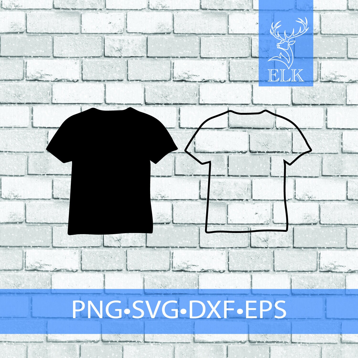 T-shirt Tshirt Tee Filled and Outlined Template T Shirt SVG (svg, dxf…