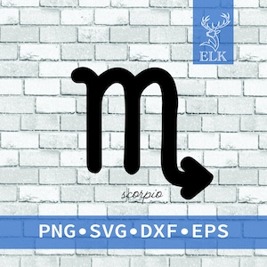 Scorpio svg, astrology sign svg, Scorpio sign SVG, horoscope svg, Zodiac Signs svg (svg, dxf, eps, png)