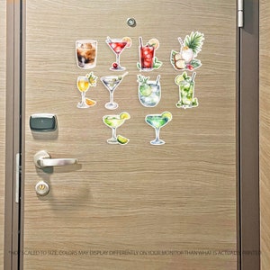 Alcoholic Drink Magnets - Colorful Cruise MAGNET for Magnetic Cruise Doors - Several Colors Available