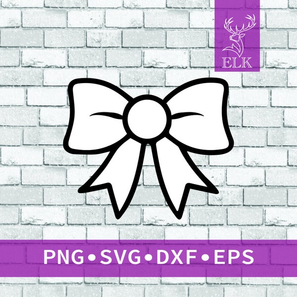 Bow SVG, pretty bow svg, hair bow svg, present bow layered svg (svg, dxf, eps, png) Cut File for Cricut, Silhouette, etc. Commercial Use