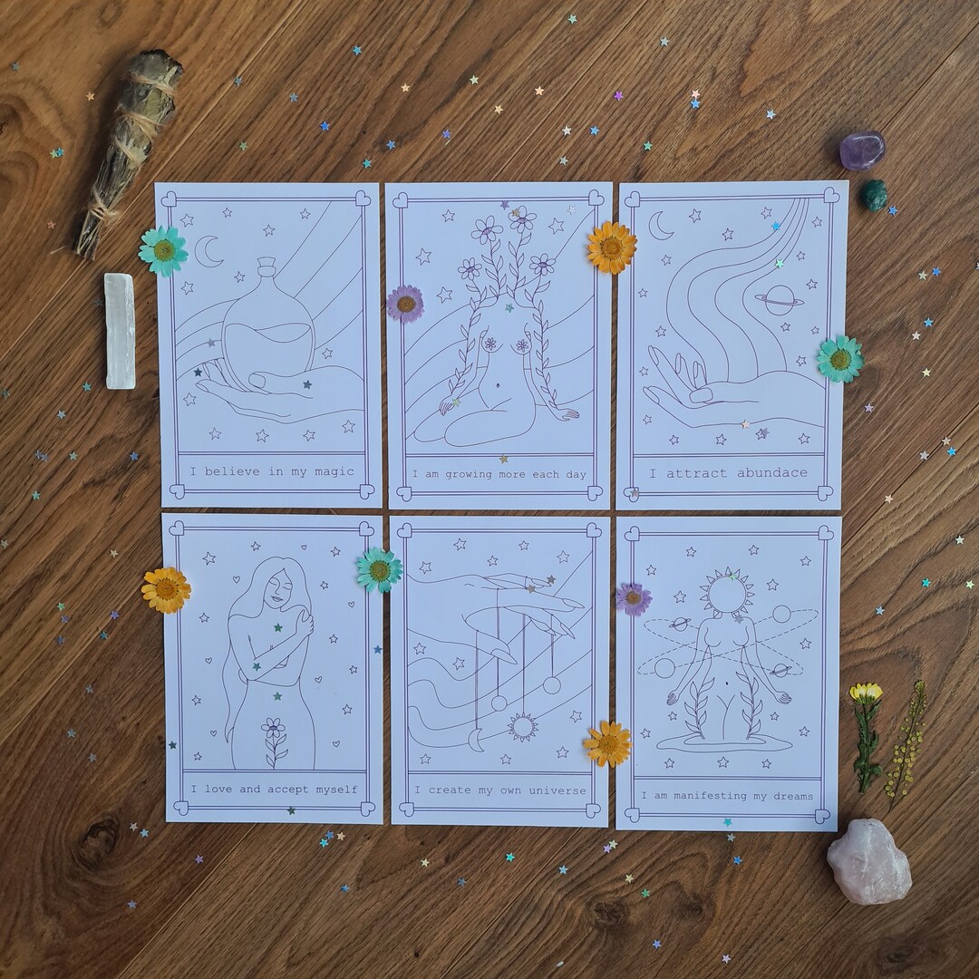 Mindful Colouring Sheets - Etsy