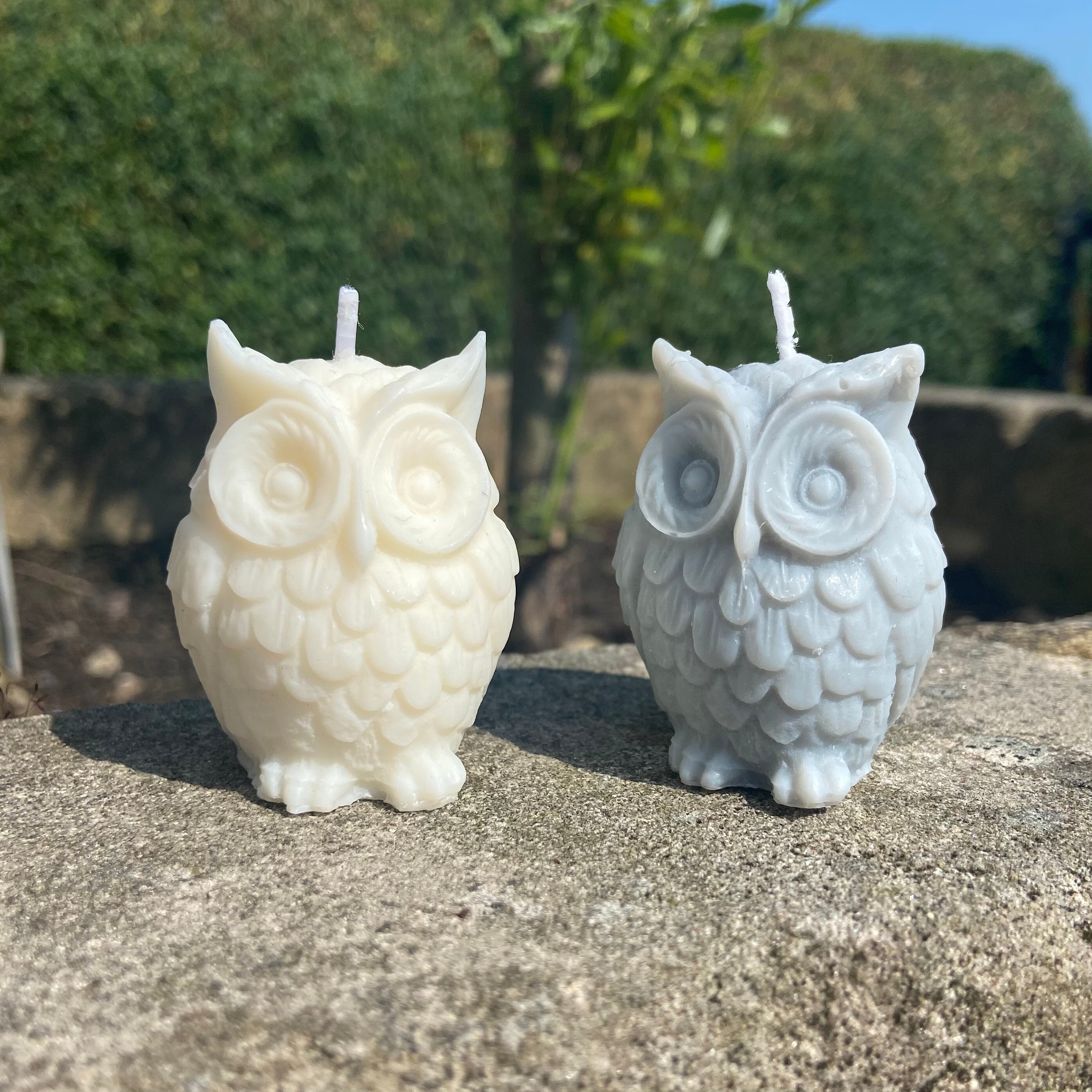 Owl Pillar Candle Home Decor Designer Fragrances Etsy