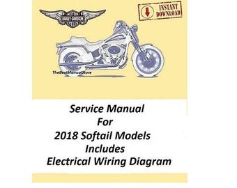 Manual de servicio/reparación/mantenimiento para modelos Softail 2018 - Descargar