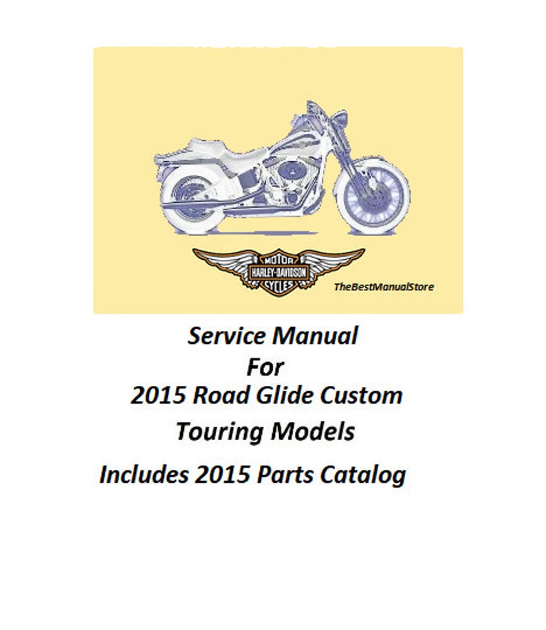 2015 Harley Davidson Road Glide Custom Model Factory Touring Service