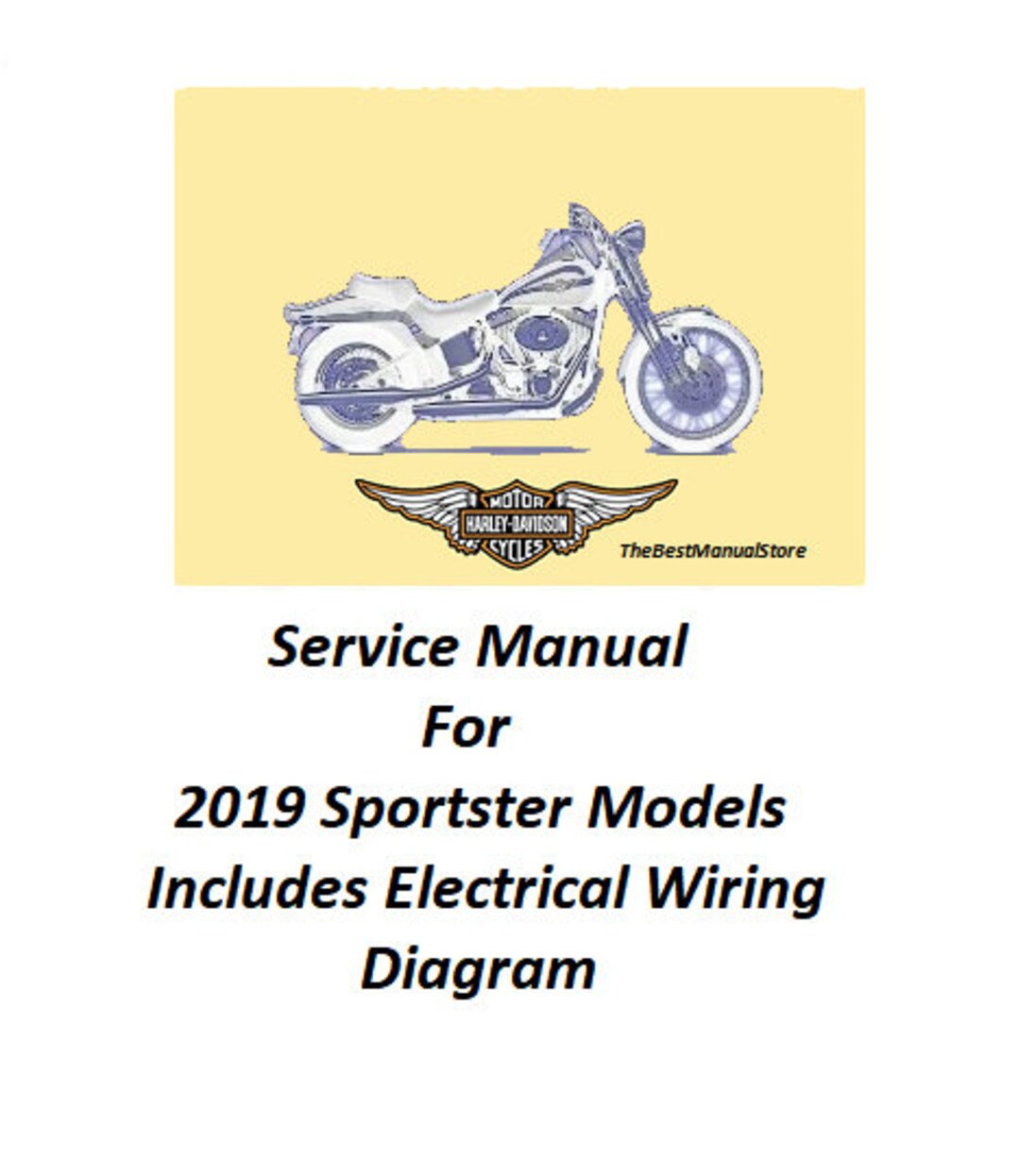 HARLEY-DAVIDSON XLH Sportster サービスマニュアル Service manual 1986-1990 Harley-Davidson XLH (Sportster) Models