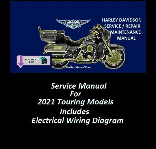 2021 Harley Service Manual - Etsy