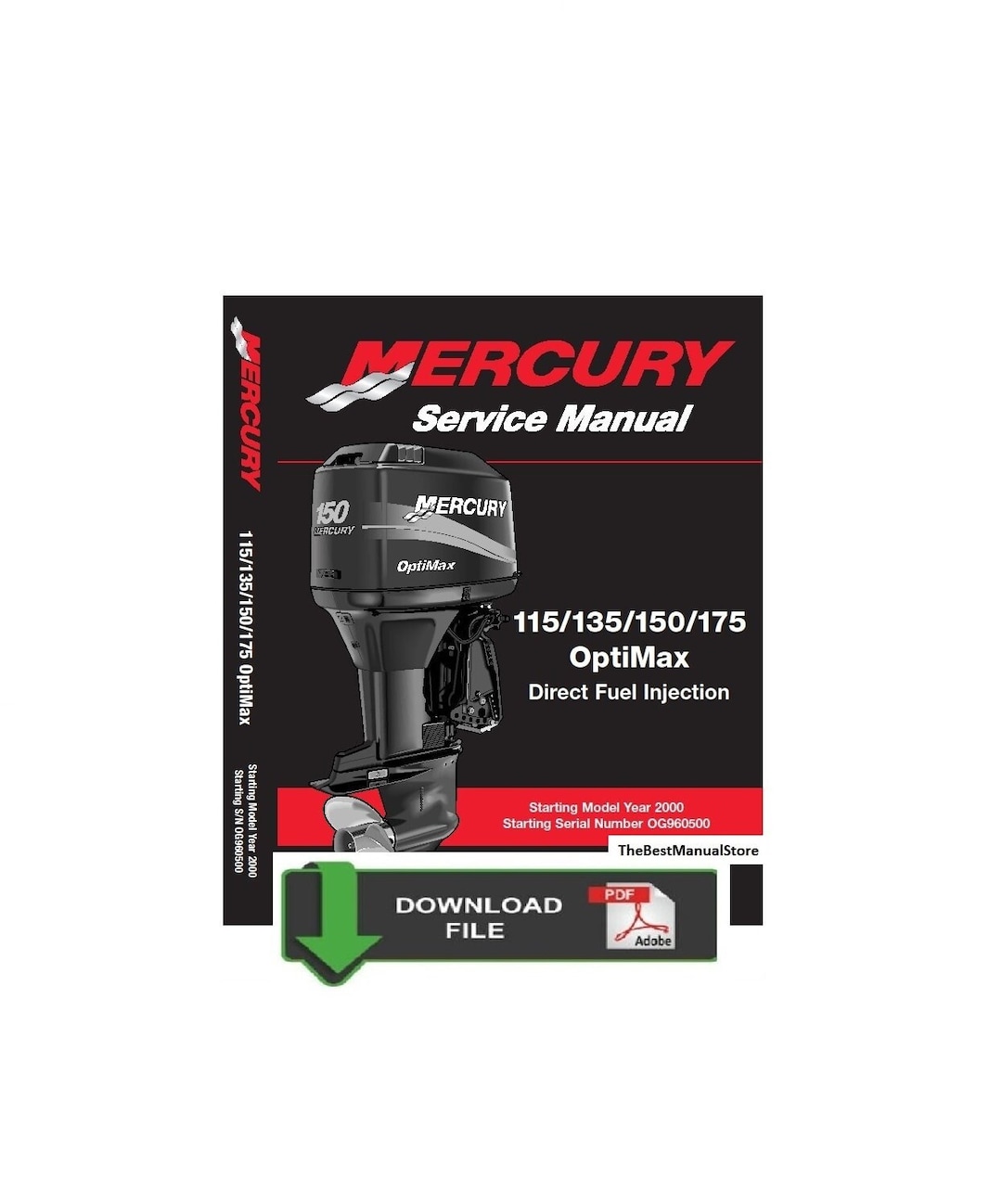 115 MERCURY INLINE 6 REPAIR MANUAL visual data 8