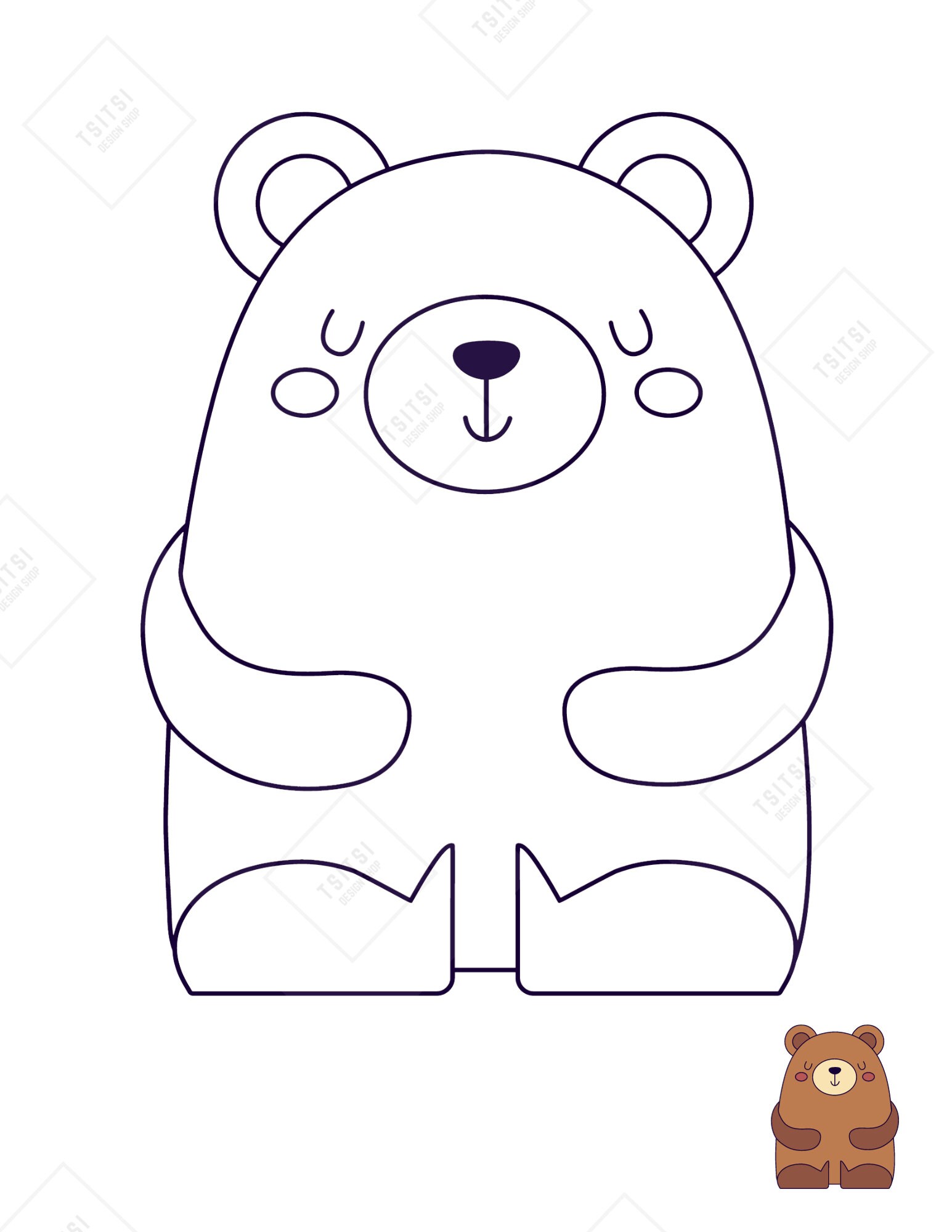 Printable Coloring Worksheets for Kids to Improve Basic Coloring Skills ...