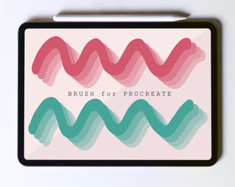 Helen Procreate Brush, Digital Download, Procreate Brush, Shadow Brush, Monoline Brush, Brushes, Ipad Brush, Digital Brush, Lettering Brush