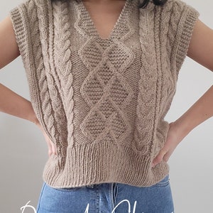 Wave Vest - Knitting Pattern